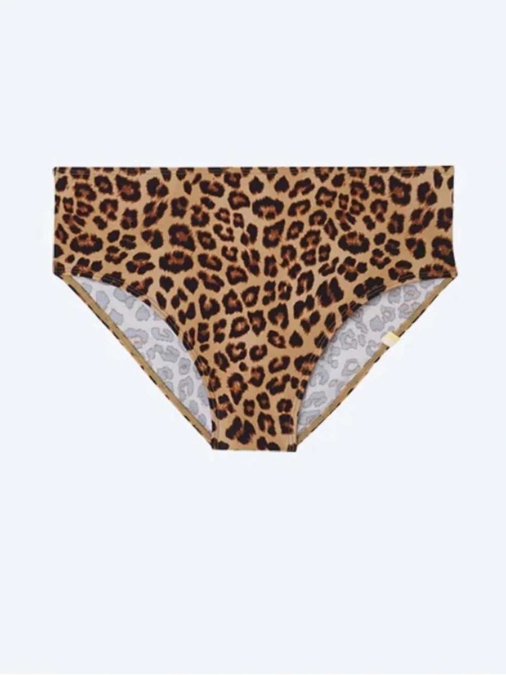 NWT Summersalt Wanderlust Leopard Bikini with Extra Black Cinched Top